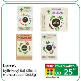 Čaj bylinný funkční Leros