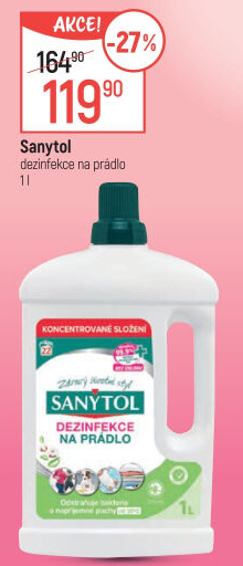 Dezinfekční čistič na prádlo Sanytol