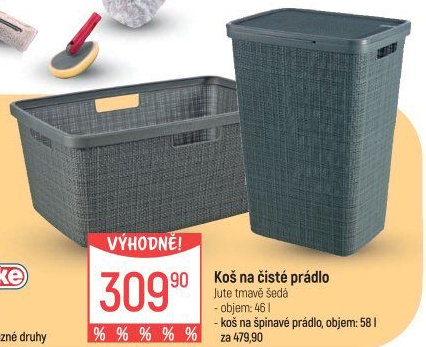 Koš na prádlo Jute Curver