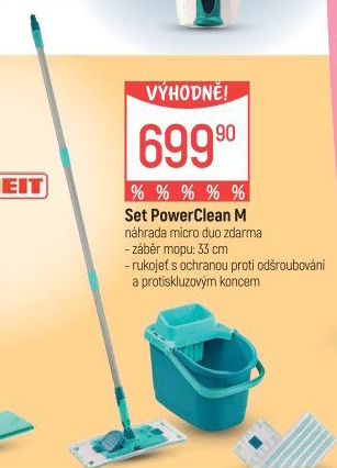Mop set Clean M Power Leifheit