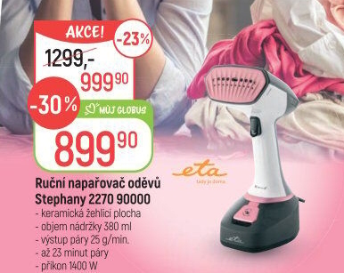 Napařovač oděvů ETA Stephany 2270 90000
