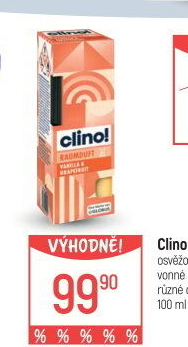 Osvěžovač vzduchu Clino!