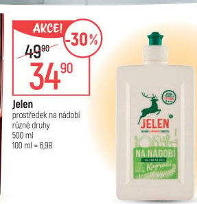 Prostředek na nádobí Jelen