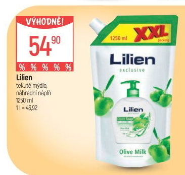 Tekuté mýdlo Lilien - náhradní náplň