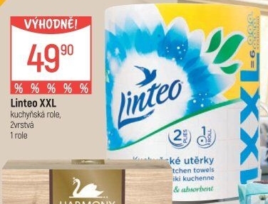 Utěrky kuchyňské 2vrstvé XXL Linteo