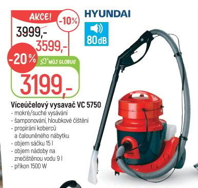 Víceúčelový vysavač Hyundai VC 5750
