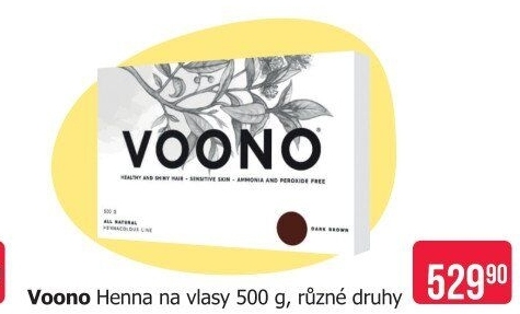 Henna na vlasy Voono