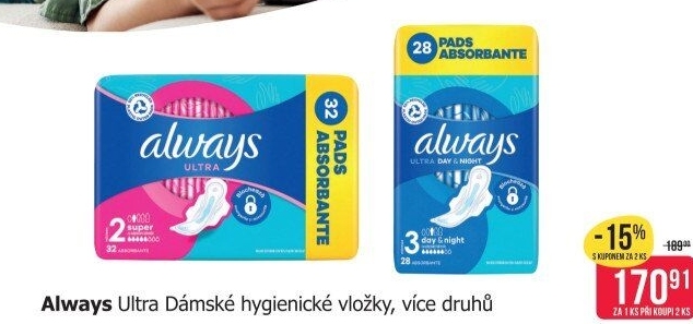 Vložky dámské Ultra Always