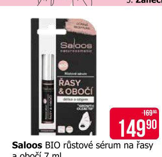 Sérum na řasy bio Saloos