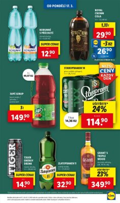 akční leták Lidl 17.3.2025-23.3.2025