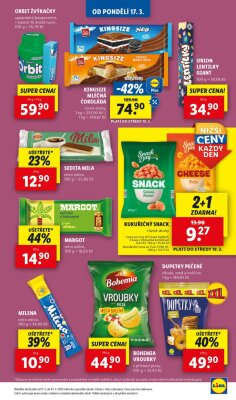 akční leták Lidl 17.3.2025-23.3.2025