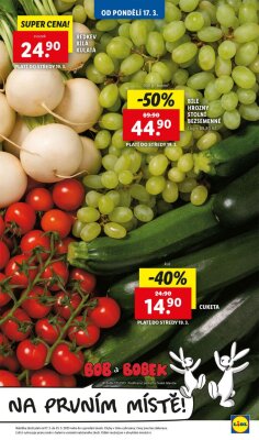 akční leták Lidl 17.3.2025-23.3.2025