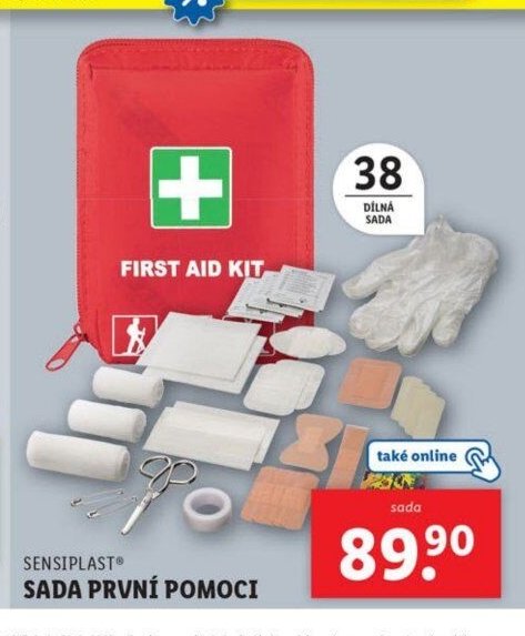 SENSIPLAST SADA PRVNÍ POMOCI