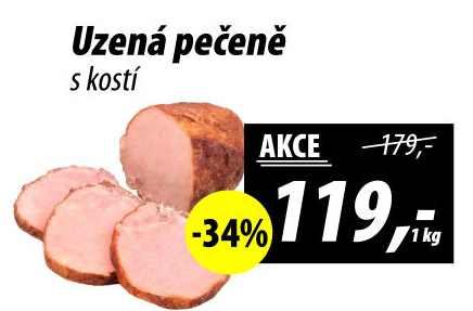 Uzená pečeně s kostí