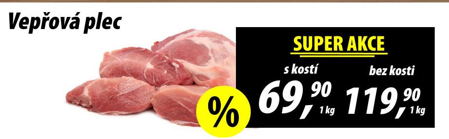 Vepřová plec s kostí