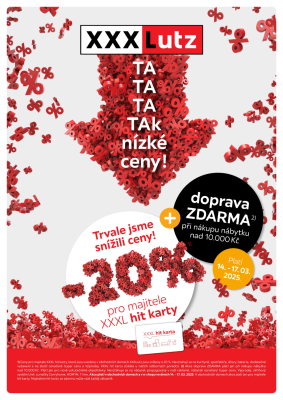 akční leták XXXLutz 14.3.2025-17.3.2025