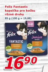 Kapsičky pro kočky Fantastic Felix Purina