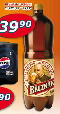 Pivo světlé výčepní 10° Březňák