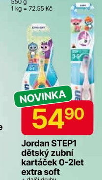 Kartáček na zuby dětský Jordan