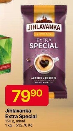 Mletá káva extra speciál Jihlavanka
