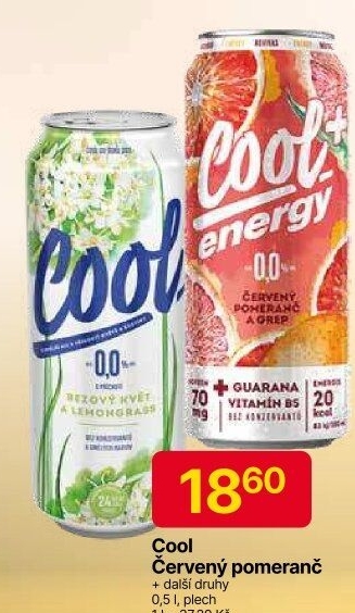 Nealkoholické pivo ochucené Staropramen Cool+