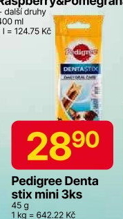 Pamlsky pro psy Denta Stix Pedigree