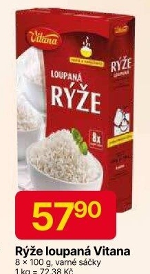 Rýže loupaná dlouhozrnná Vitana