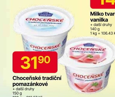 Tradiční pomazánkové Choceňské