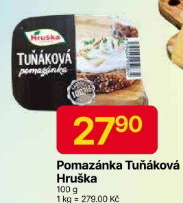 Tuňáková pomazánka Hruška