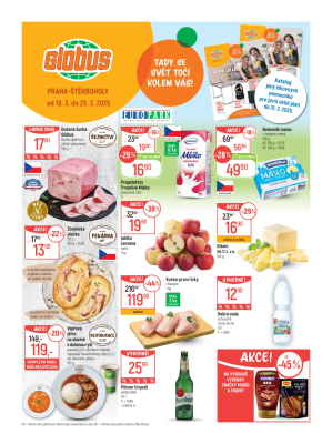 akční leták Globus 19.3.2025-25.3.2025