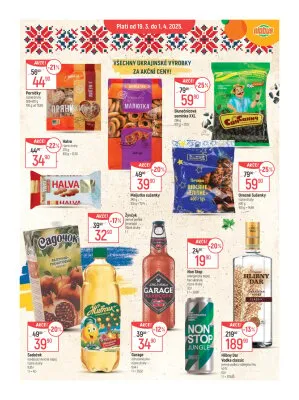 akční leták Globus 19.3.2025-25.3.2025