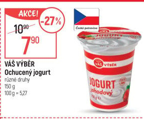 Jogurt krémový ochucený Váš Výběr