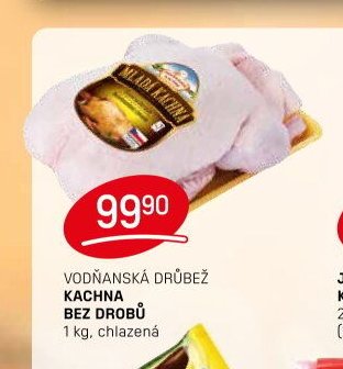 VODŇANSKÁ DRŮBEŽ KACHNA BEZ DROBŮ
