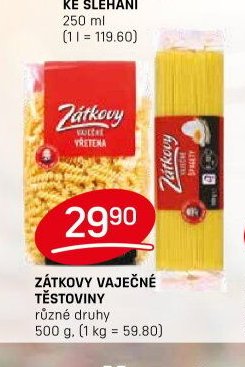 ZÁTKOVY VAJEČNÉ TĚSTOVINY