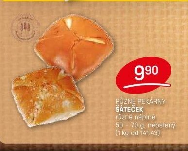 RŮZNÉ PEKÁRNY ŠÁTEČEK
