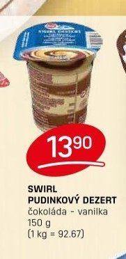 SWIRL PUDINKOVÝ DEZERT