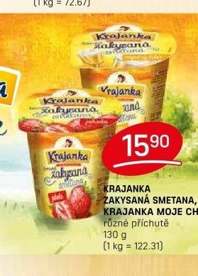 KRAJANKA ZAKYSANÁ SMETANA, KRAJANKA MOJE CHVILKA