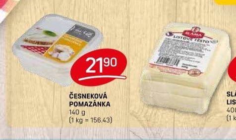 ČESNEKOVÁ POMAZÁNKA