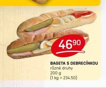 BAGETA S DEBRECÍNKOU