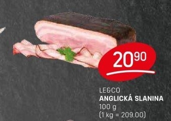 Anglická slanina LE&amp
