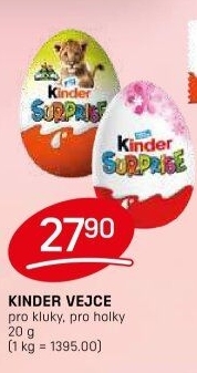 Čokoládové vajíčko s překvapením Kinder Surprise