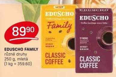 Mletá káva Family Eduscho Tchibo