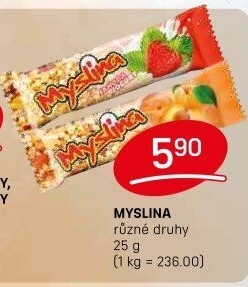Müsli tyčinka Myslina