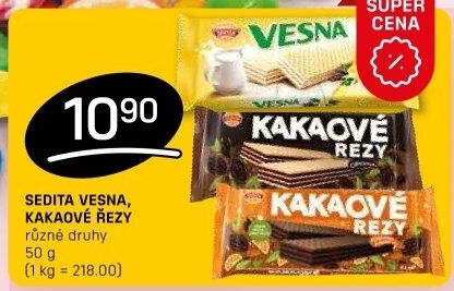 Oplatky Vesna Sedita