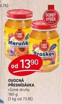 Přesnídávka ovocná Dobrý Výběr