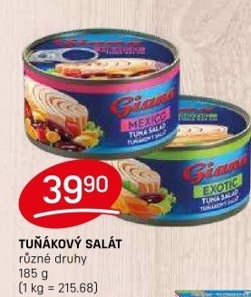 Salát s tuňákem Giana