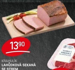 Sekaná lahůdková se sýrem Krahulík