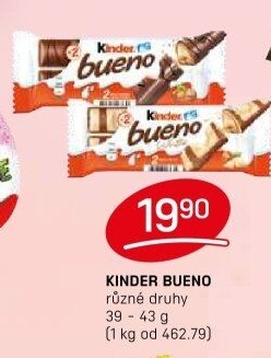 Tyčinka Bueno Kinder