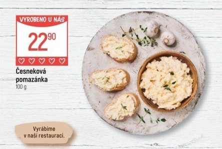 Česneková pomazánka Globus