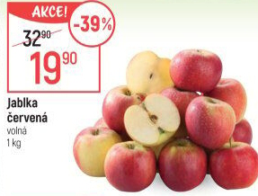 Jablka červená